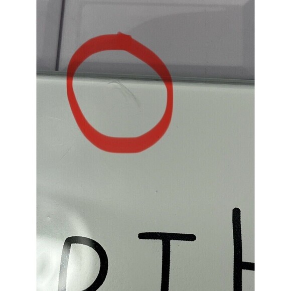 North Carolina Map Art Cutting Board Glass Charcuterie Board Party *Tiny Flaw - Picture 10 of 10